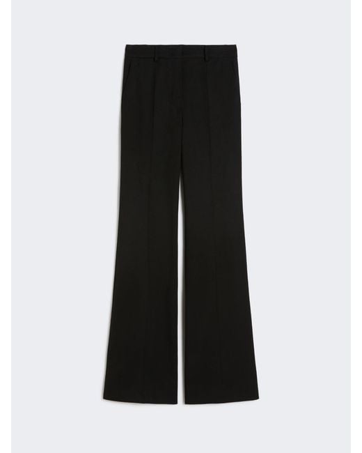 Max Mara Black Flared Trousers