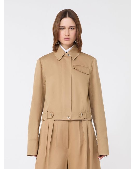 Max Mara Natural Boxy Cotton Jacket