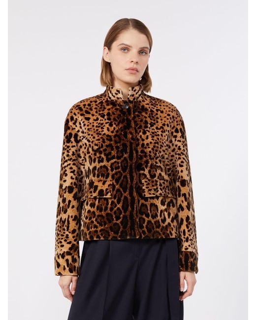 Max Mara Brown Boxy Jacket
