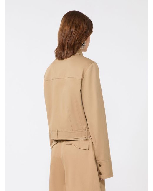 Max Mara Natural Boxy Cotton Jacket