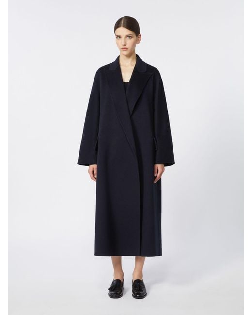 Max Mara Black Oversized Cashmere Coat