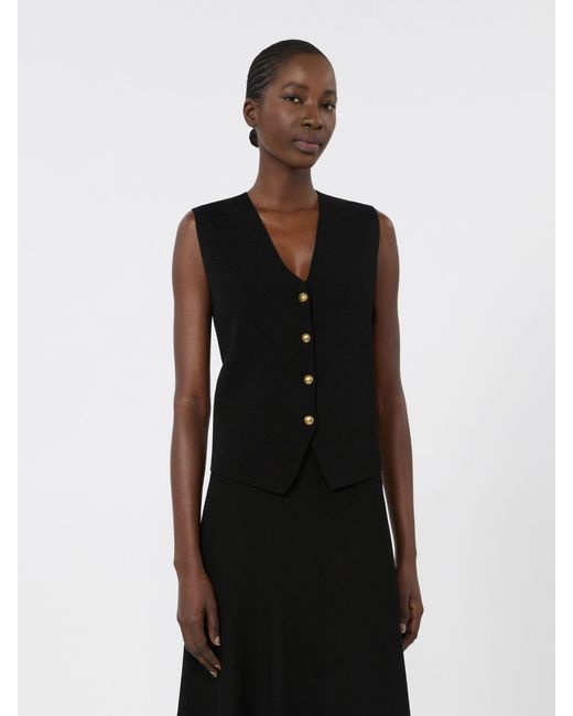 Gilet di Max Mara in Black