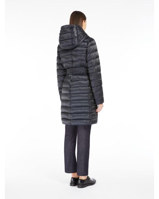 Max Mara Gray Reversible Down Jacket