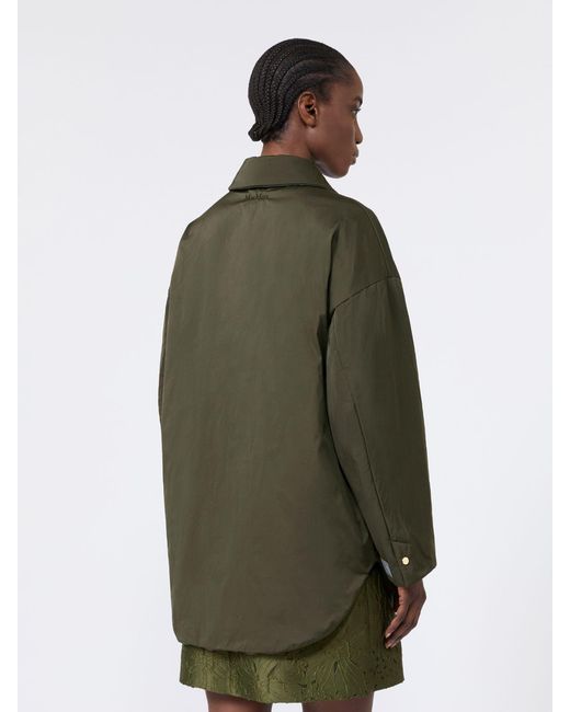 Max Mara Green Reversible Padded Jacket