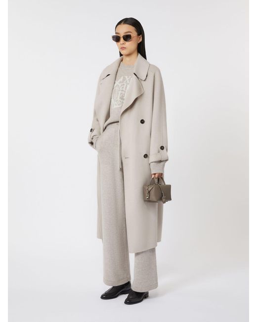Max Mara Natural Wool Coat