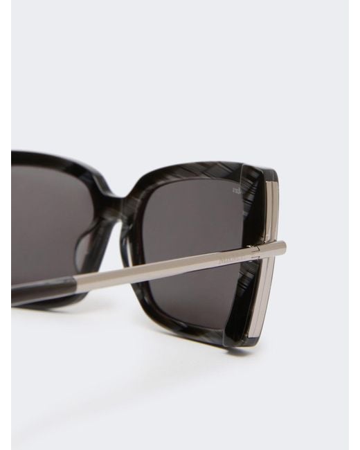 Max Mara Gray Square Sunglasses