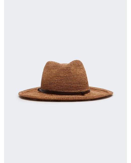 Max Mara White Straw Hat