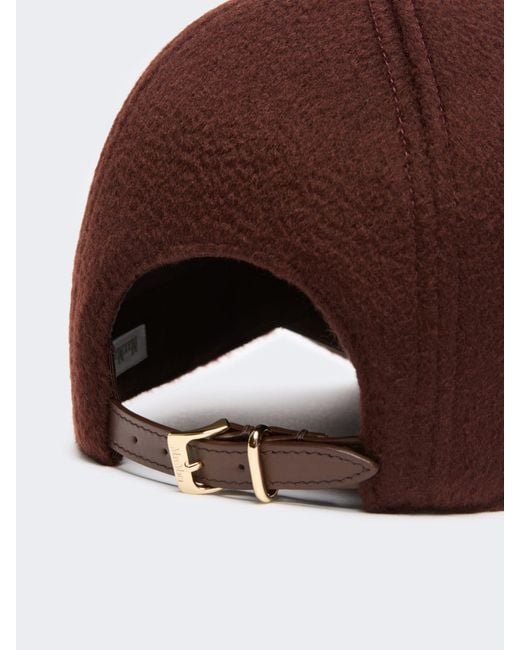 Cappello Baseball di Max Mara in Brown