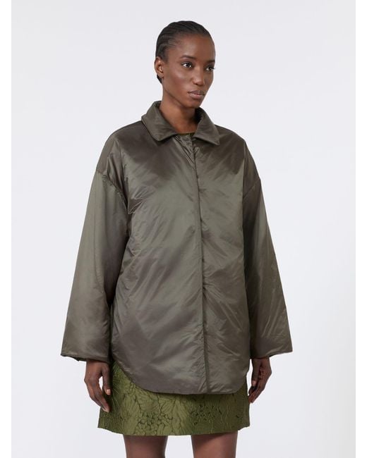 Max Mara Green Reversible Padded Jacket