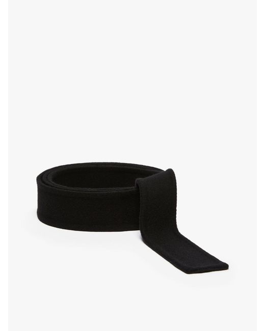 Max Mara Black Wool Belt