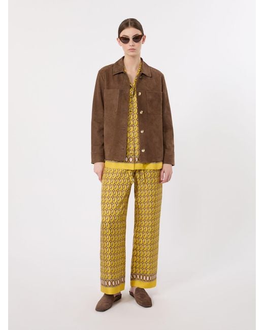 Pantalone Coulisse di Max Mara in Yellow