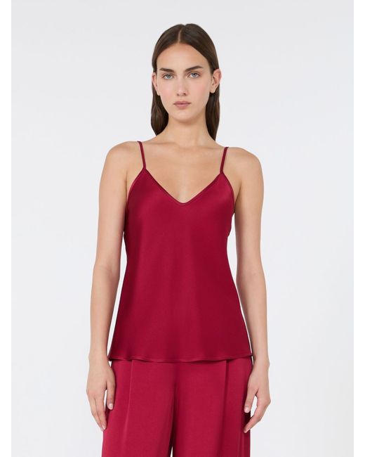 Top Sottoveste di Max Mara in Red