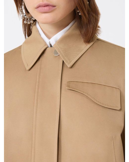 Max Mara Natural Boxy Cotton Jacket