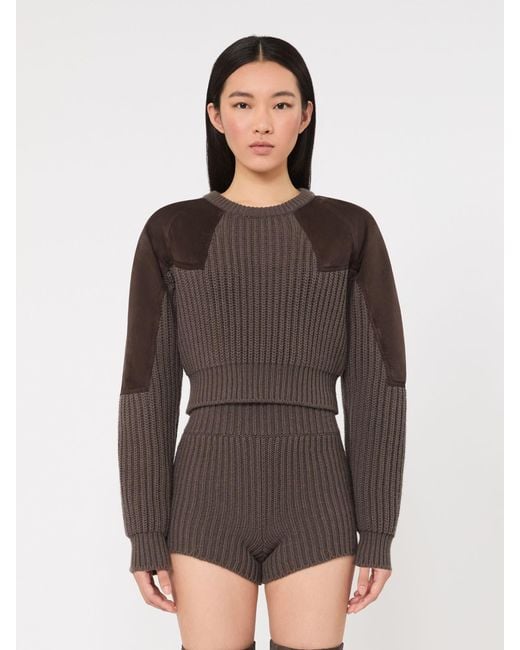 Max Mara Brown Pullover