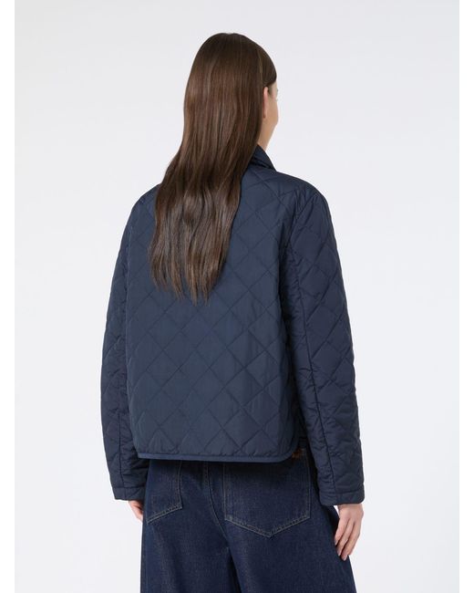 Max Mara Blue Short Padded Jacket