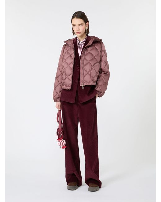 Max Mara Red Padded Jacket