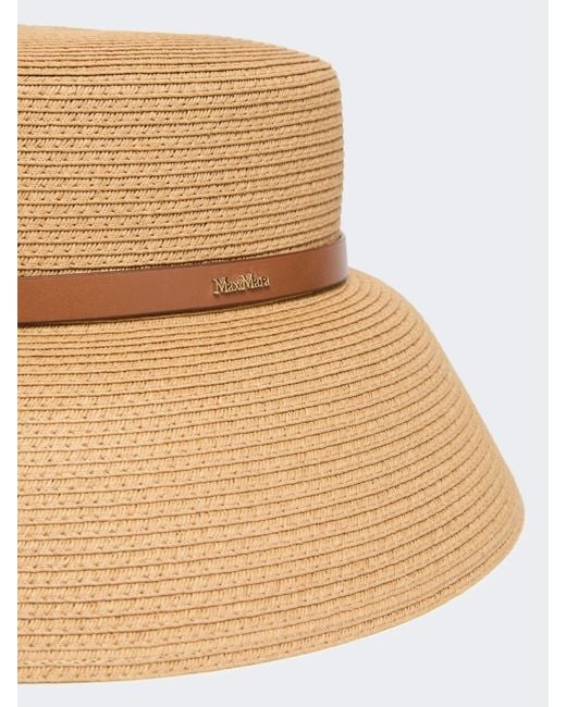 Max Mara Natural Lampshade Hat