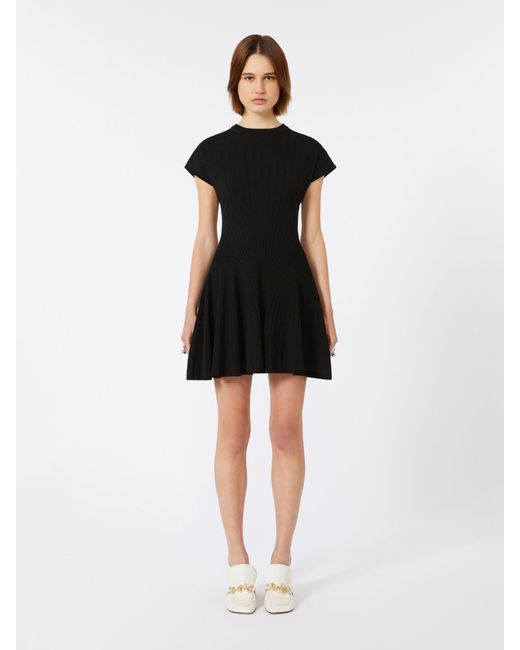 black fine knit dress Feeling Fine Black Turtleneck Sweater Dress, Medium - The Mint Julep Boutique