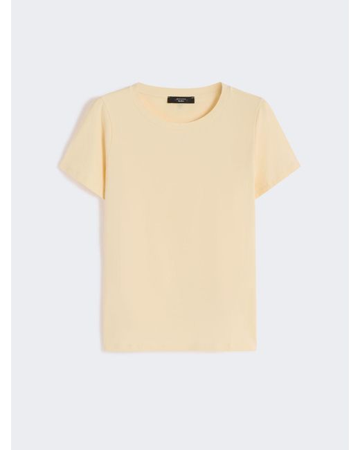 Max Mara Natural Stretch Jersey Basic T-Shirt