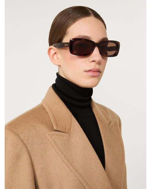 Max Mara Multicolor Rectangular Sunglasses