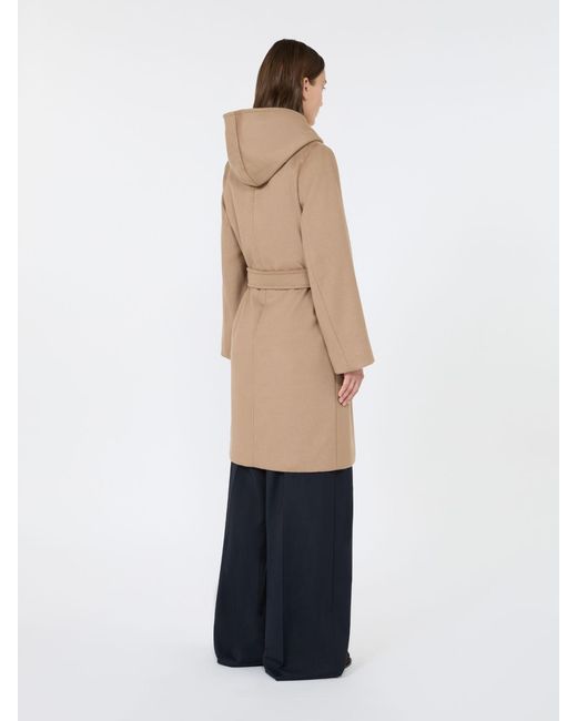 Cappotto A Vestaglia di Max Mara in Natural