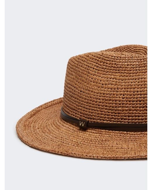 Max Mara White Straw Hat
