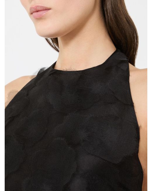 Max Mara Black Crop Top