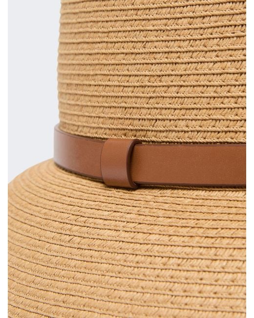 Max Mara Natural Lampshade Hat