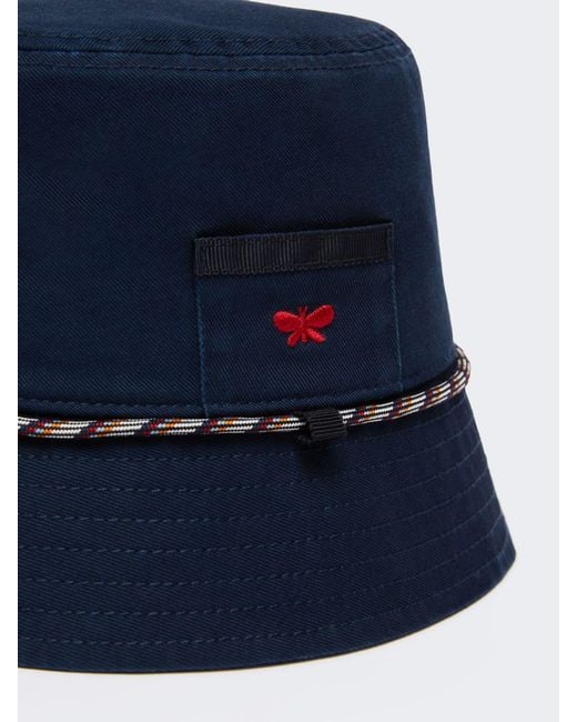 Max Mara Blue Canvas Cap
