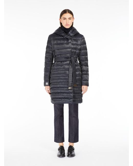 Max Mara Gray Reversible Down Jacket