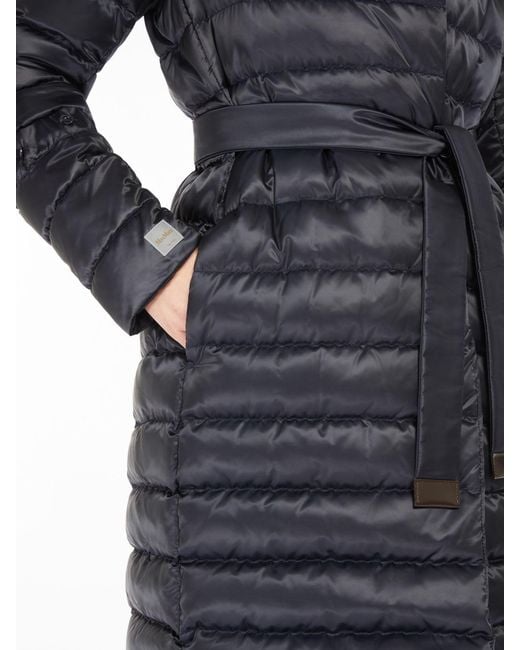 Max Mara Gray Reversible Down Jacket
