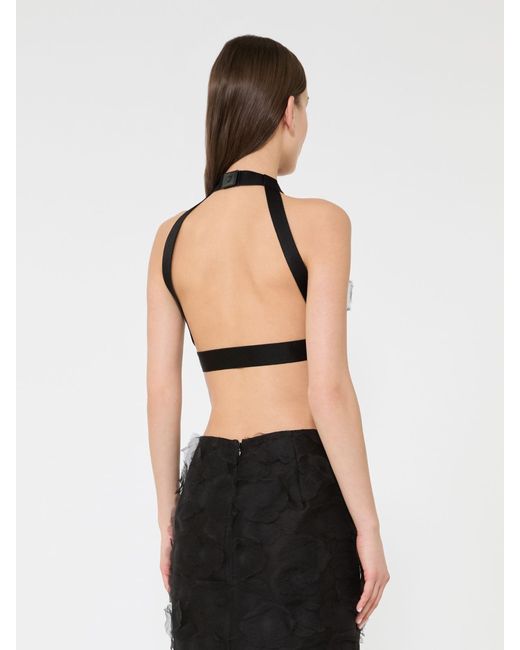 Max Mara Black Crop Top