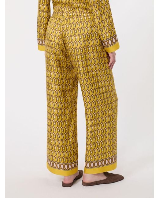 Pantalone Coulisse di Max Mara in Yellow