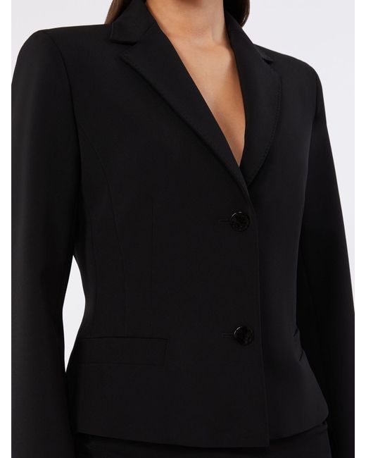 Max Mara Black Technical Cady Jacket