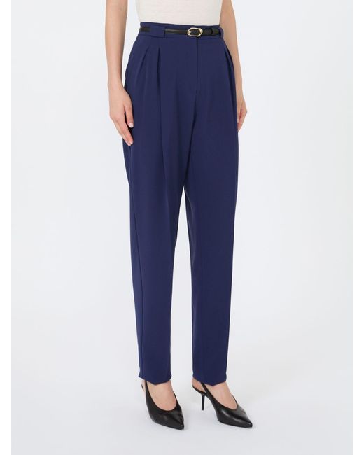 Pantalone Carrot di Max Mara in Blue