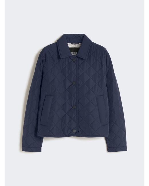 Max Mara Blue Short Padded Jacket