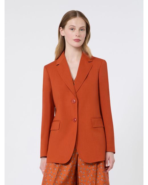 Giacca Monopetto di Max Mara in Orange