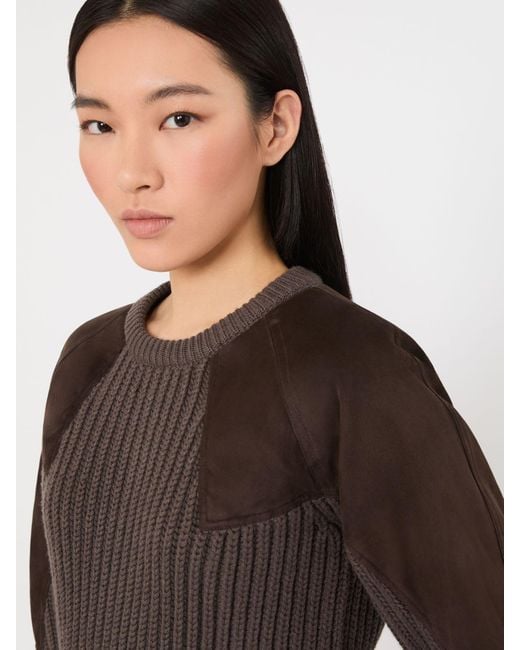 Max Mara Brown Pullover