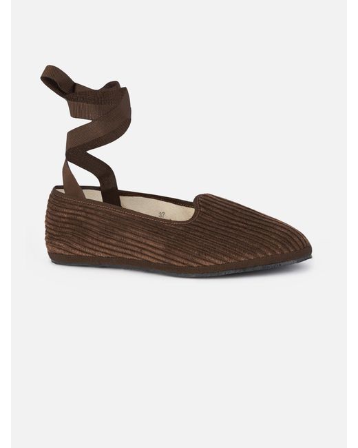 Mc2 Saint Barth Brown Mychal Corduroy Friulana Slippers Special Edition