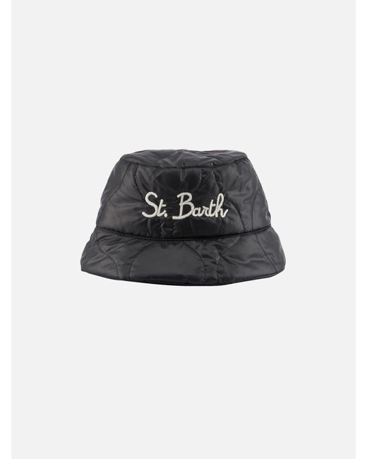 Mc2 Saint Barth Black Jude Solid Bucket Hat
