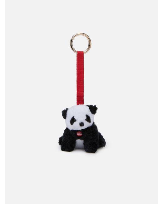 Charm With Mini Plush Panda di Mc2 Saint Barth in White