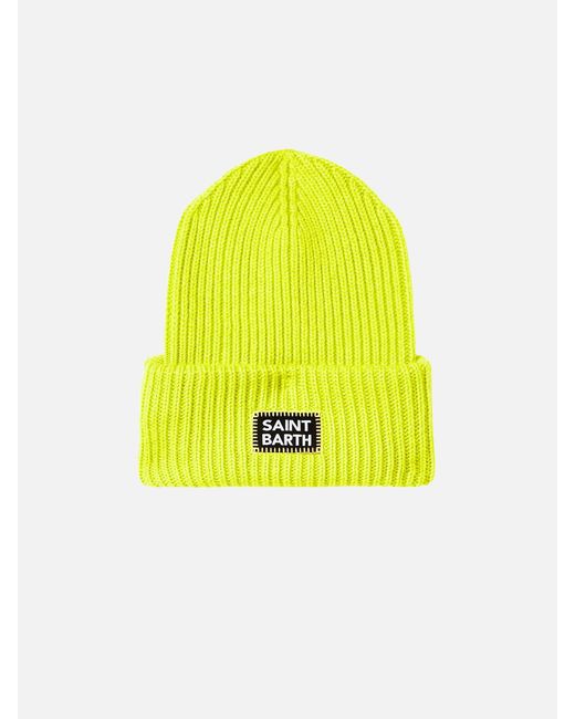 Mc2 Saint Barth Herren-Strickmütze in Yellow für Herren