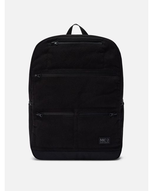 Wallin Felt Backpack di Mc2 Saint Barth in Black