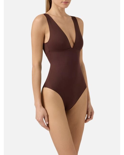 Mc2 Saint Barth Multicolor Calliope One-Piece Swimsuit Technical Fabric One Piece