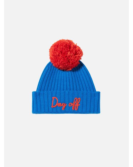 Mc2 Saint Barth Herrenmütze Mit Pompon in Blue für Herren