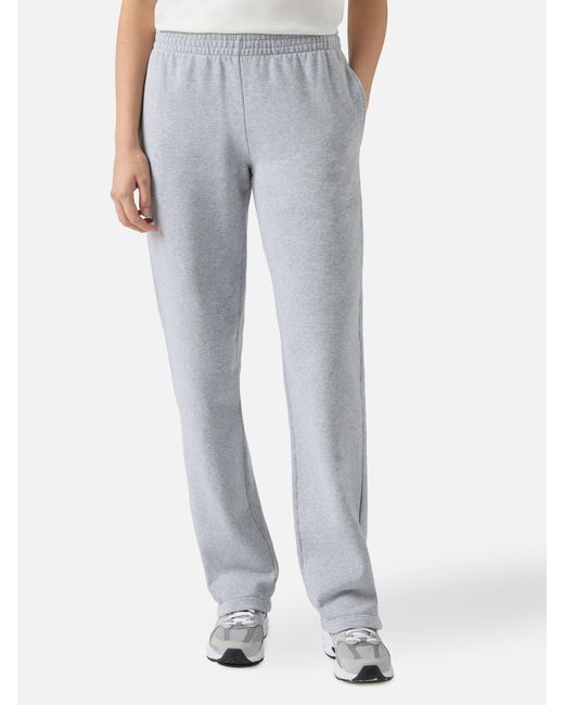 Mc2 Saint Barth Gray Deena Straight-Hem Joggers Melange Pant