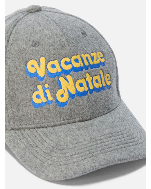 Baseball Cap Wool di Mc2 Saint Barth in Gray