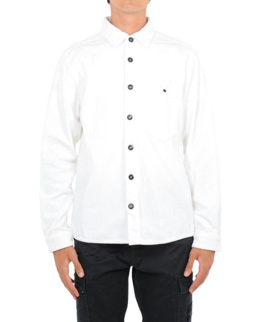 Stone Island Other Materials Shirt in White for Men - Save 40% | Lyst Canada