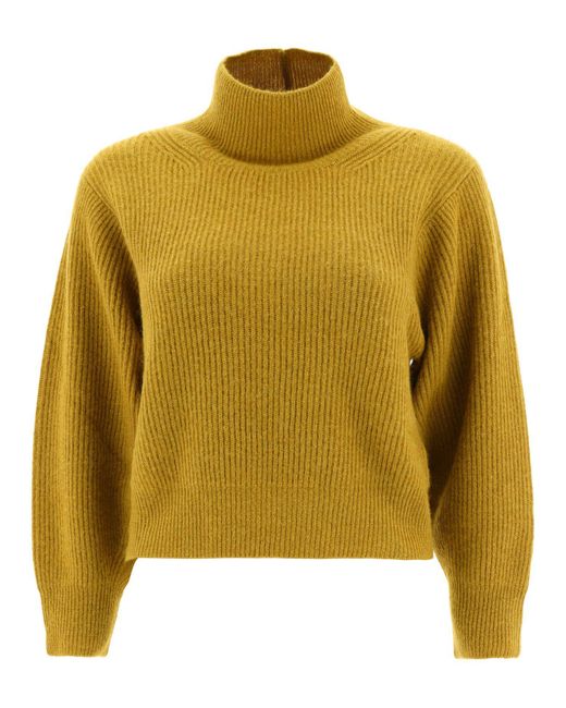 Fabiana Filippi Kaschmir Andere materialien sweater in Gelb Damen Bekleidung Pullover und Strickwaren Rollkragenpullover 