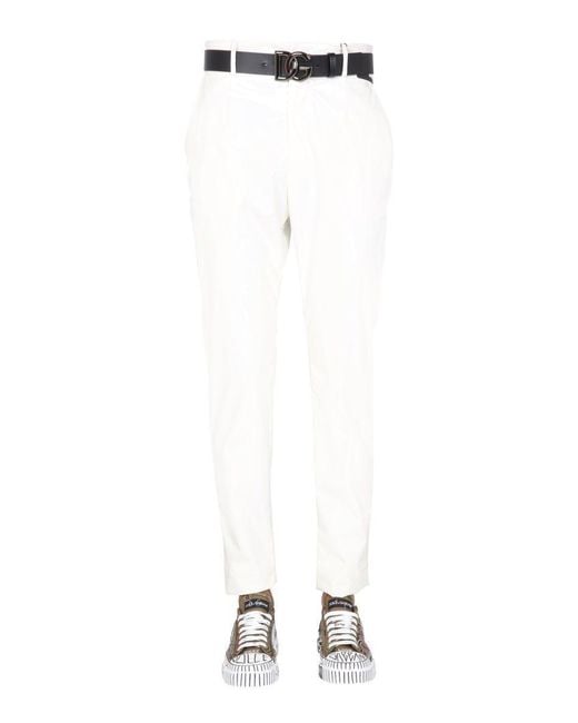 Dolce \u0026 Gabbana Pants in White for Men 
